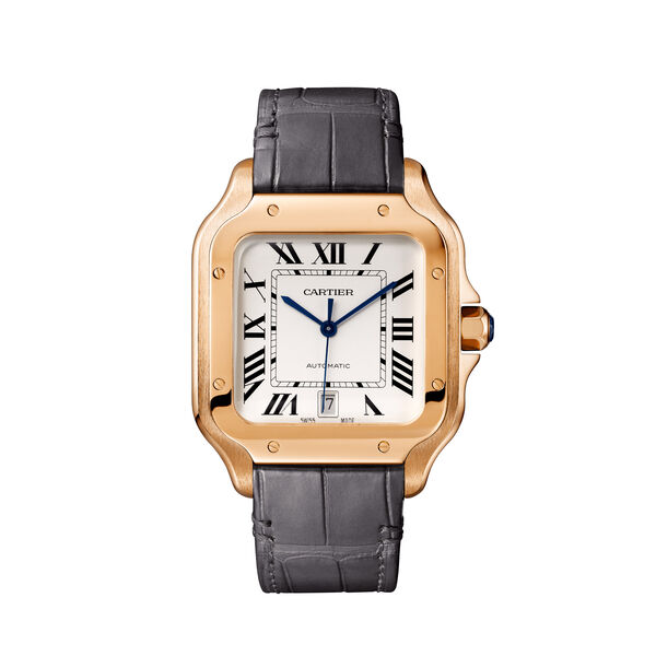 Santos de Cartier 40 mm automatique en or rose, grand mod&egrave;le